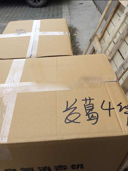 11月4日給河南長葛客戶的臭氧機發貨！